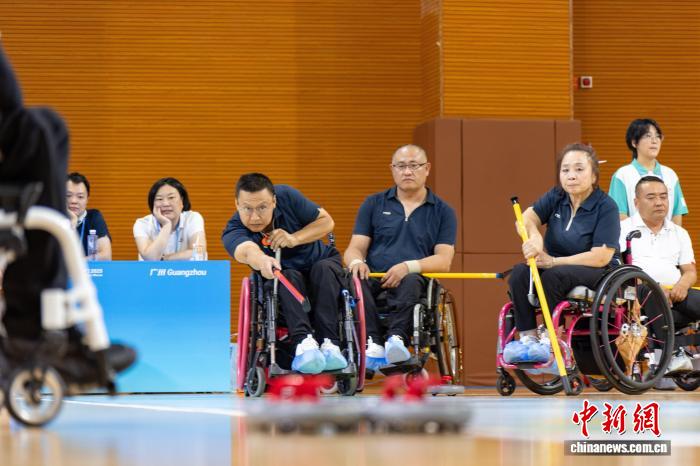 广州残特奥会旱地冰壶落幕：轮椅公开组冠军为